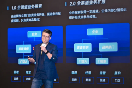 ▲ 微盟企服商业运营部负责人  杨怡斌