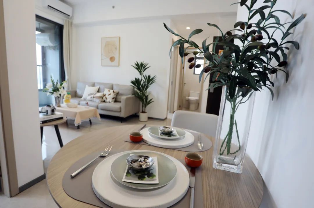 “一免两减”政策人才住房样板间（资料图）。程霖/摄