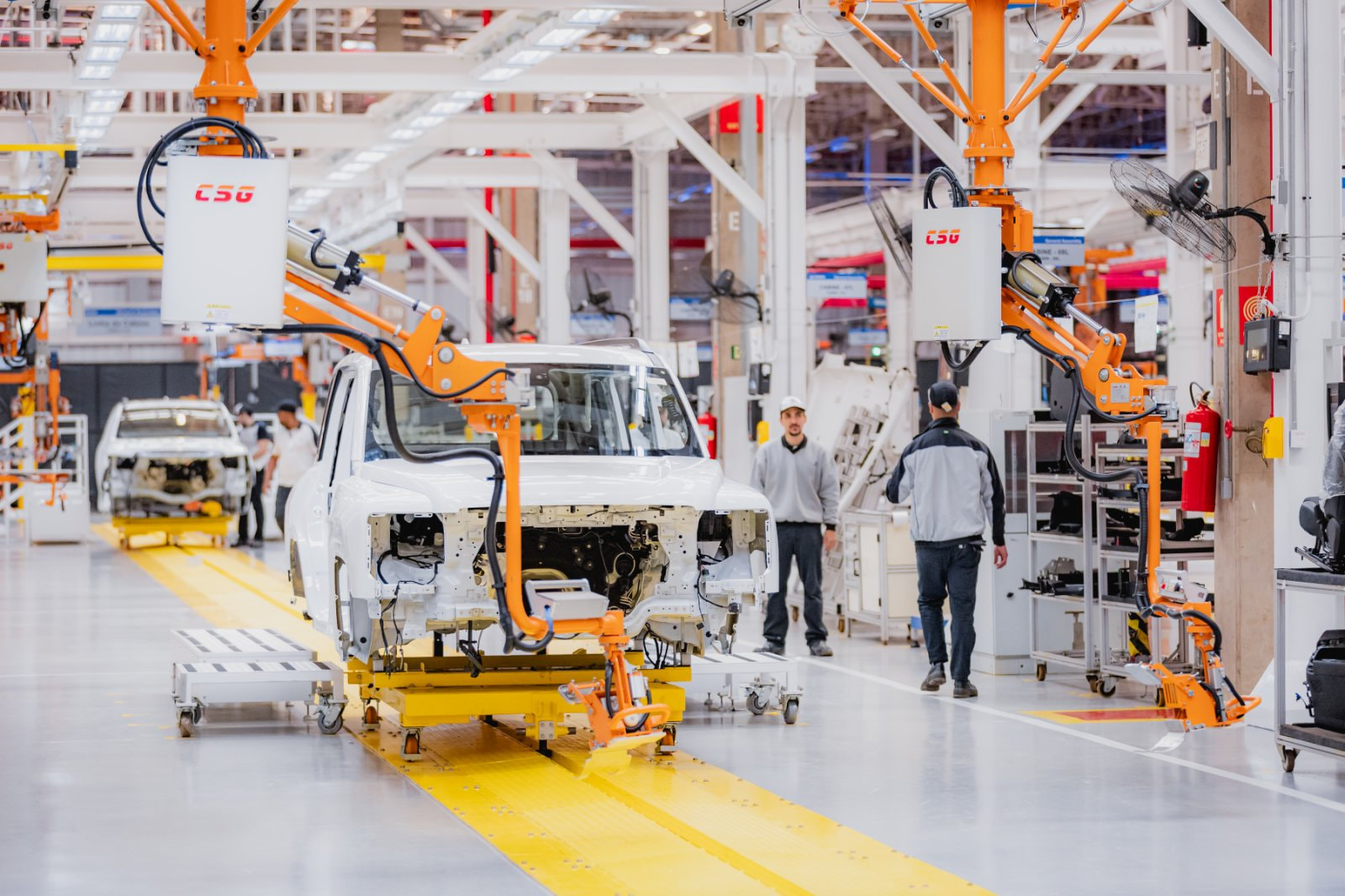 长城汽车巴西新工厂产线