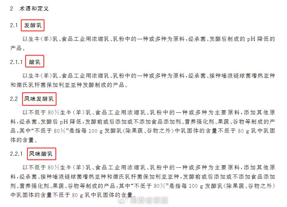 ▲《食物安寰宇度程序 发酵乳》（GB 19302-2025） 起原：全执程序信息大众奇迹平台