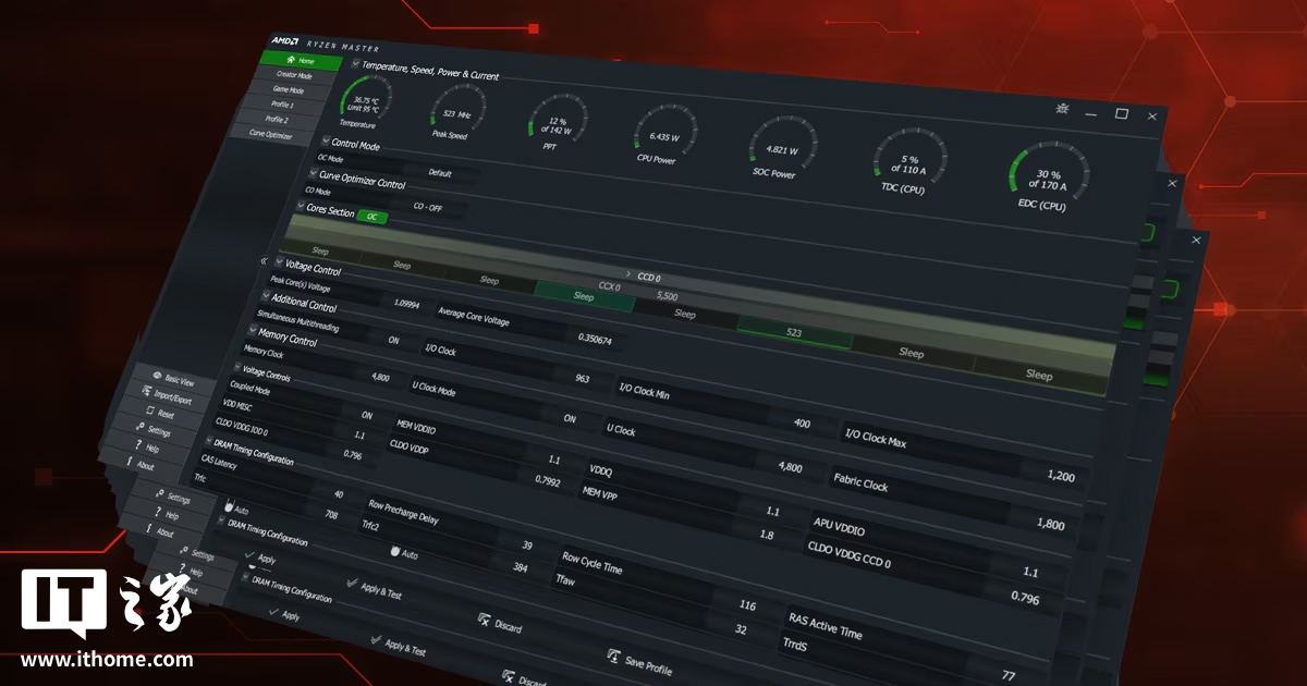 别盲目开：AMD Ryzen Master 游戏模式部分情况下会拖后腿