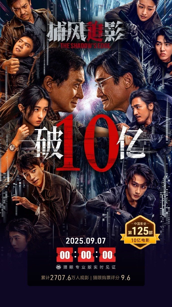 《捕风追影》上映23天总票房破10亿|捕风追影_新浪财经_新浪网