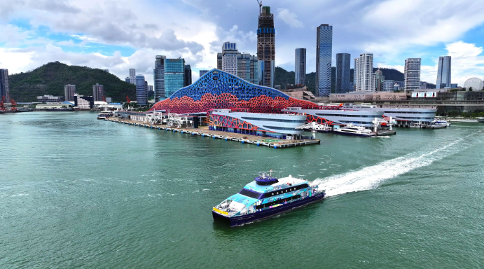 蛇口邮轮母港不断开通海洋旅游新航线。图源:招商蛇口