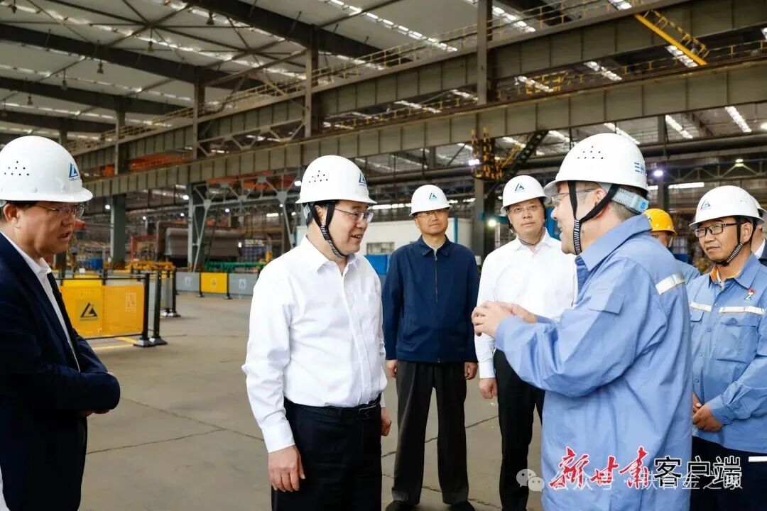 9月10日，甘肃省委书记、省人大常委会主任胡昌升在兰州市红古区、永登县调研。新甘肃·甘肃日报记者 孟捷