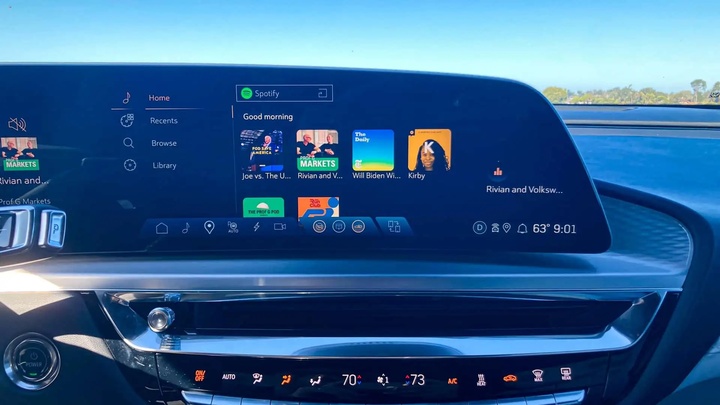 ▲ 凯迪拉克锐歌车机中的音乐软件