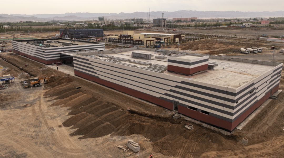 密和(新疆)数字集团有限公司大模型训练工厂项目现场