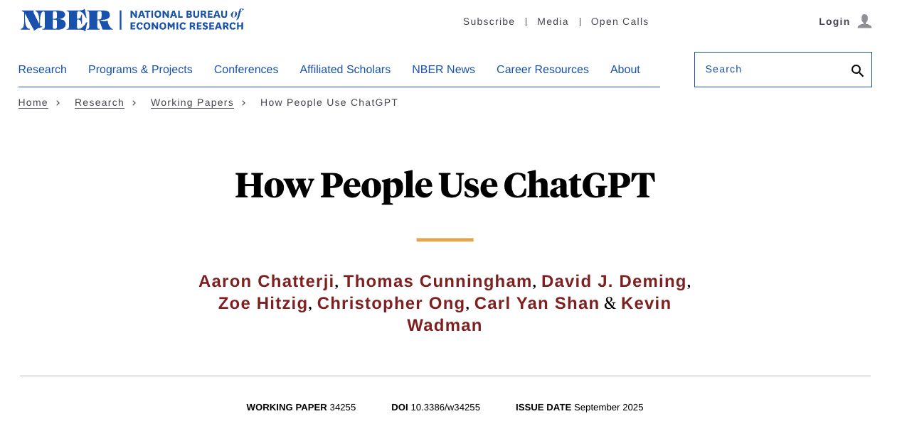 （来源：美国国家经济研究局）