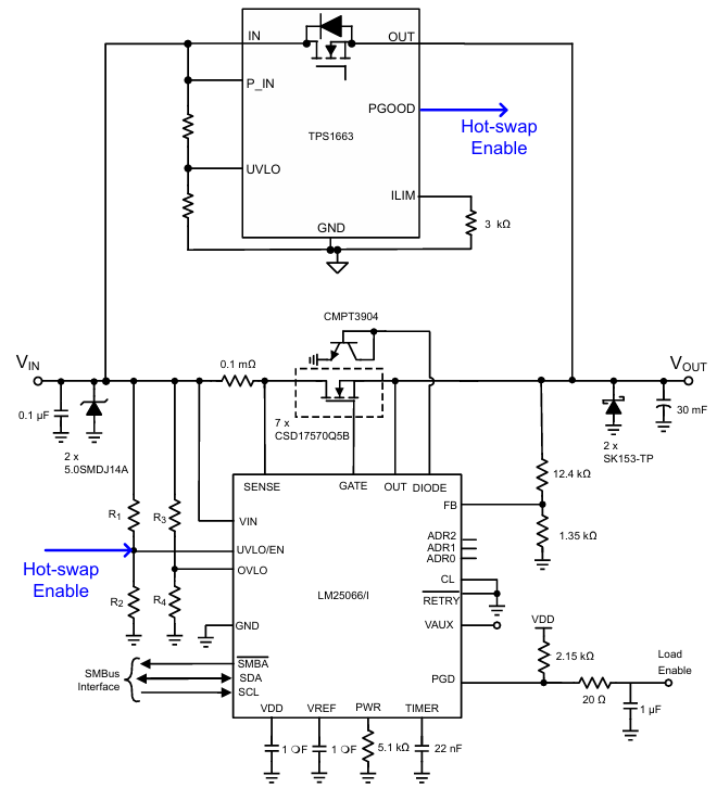 图 8：混合热插拔电路