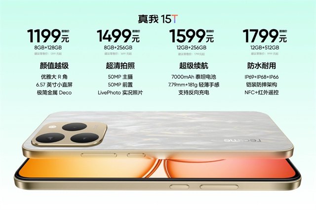 直屏影像神器真我15具体售价如下：