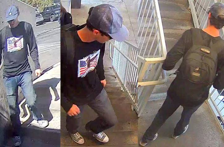 嫌疑人鲁滨逊。图片来源：央视新闻