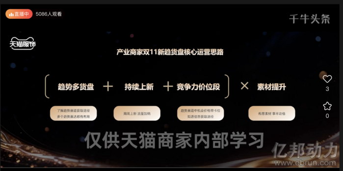 独家|天猫服饰双11策略：站外媒体新增视频号 为产业带商家提供专属活动|天猫|双11|独家_新浪科技_新浪网