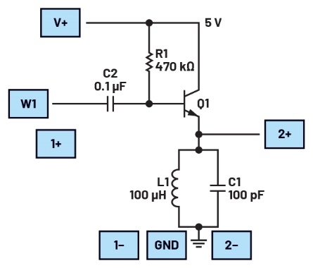 图2 脉冲振荡器电路