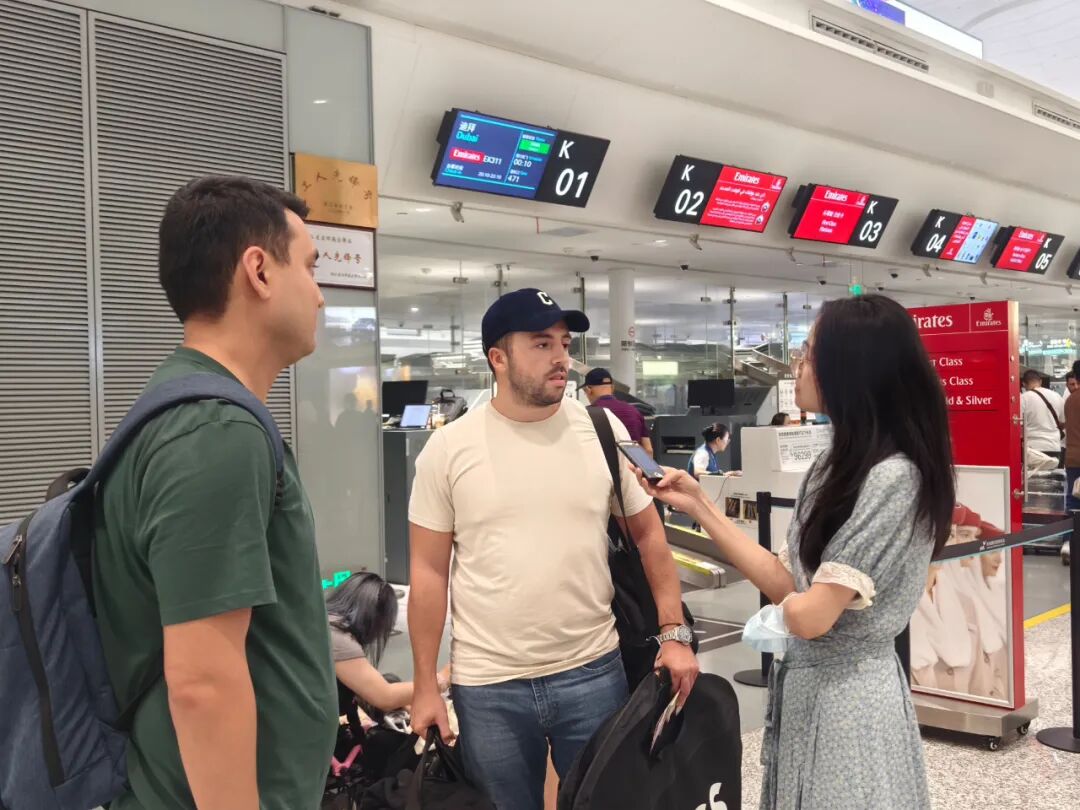 Marat和Roman。杭州海关供图。