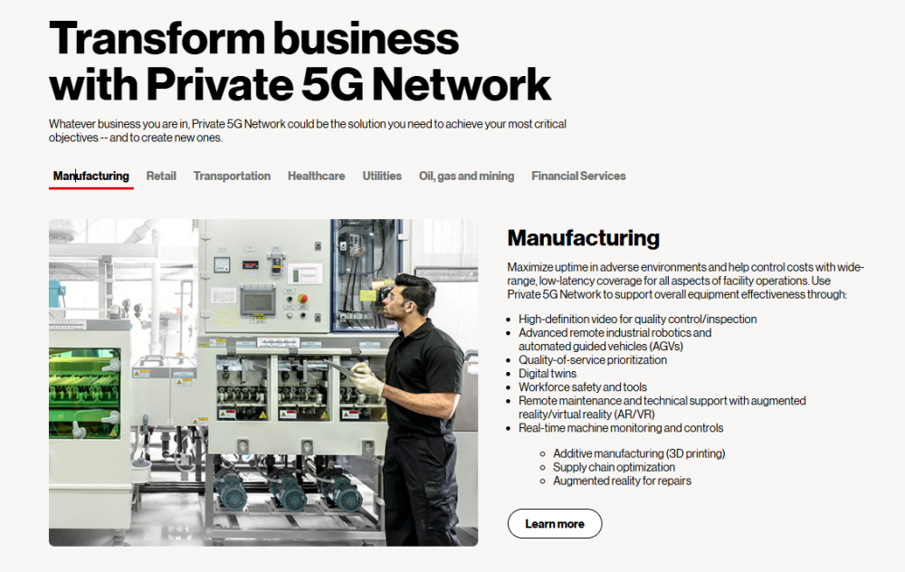 资料来源：Verizon。