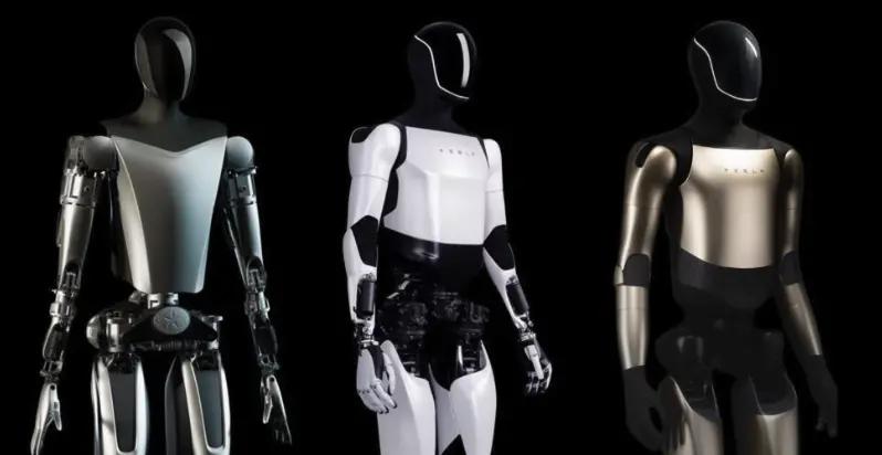 （3个版本的Optimus，来源：特斯拉）