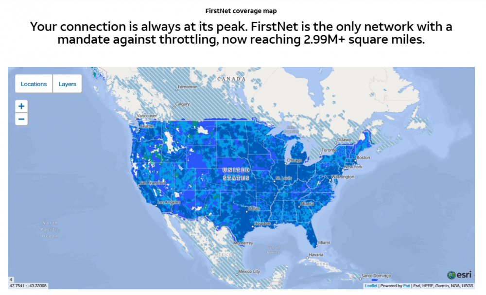 资料来源： AT&T FirstNet。
