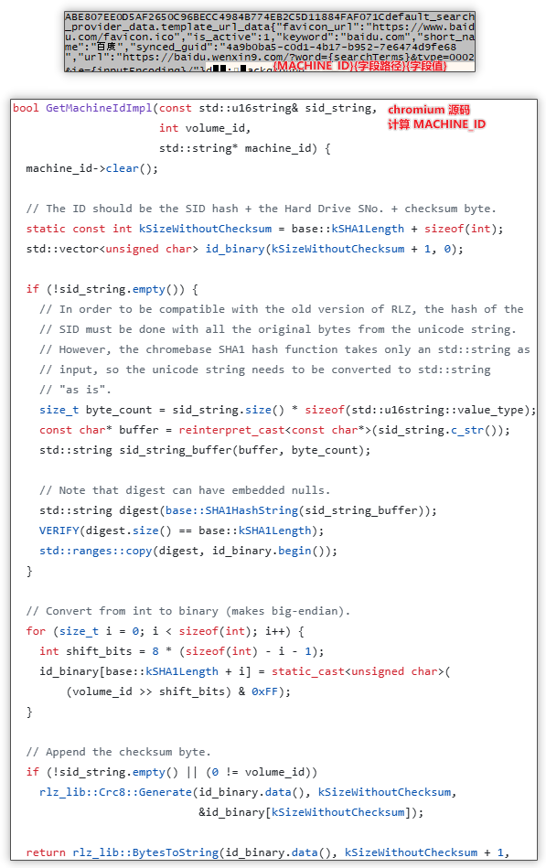 ▲ 哈希值计算动态调试截图和源码