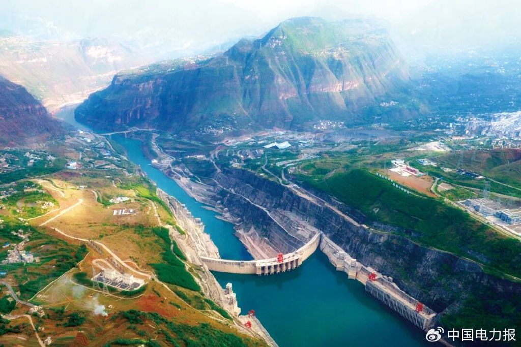 ▲溪洛渡水电站。