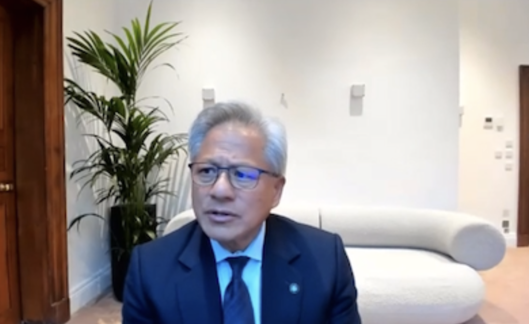 英伟达创始人兼 CEO 黄仁勋｜图片来源：发布会直播