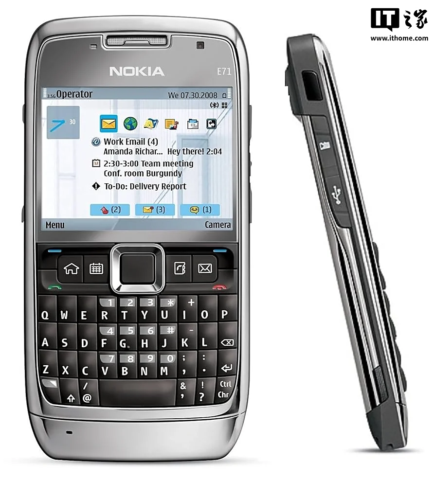 ▲ 诺基亚 E71 手机