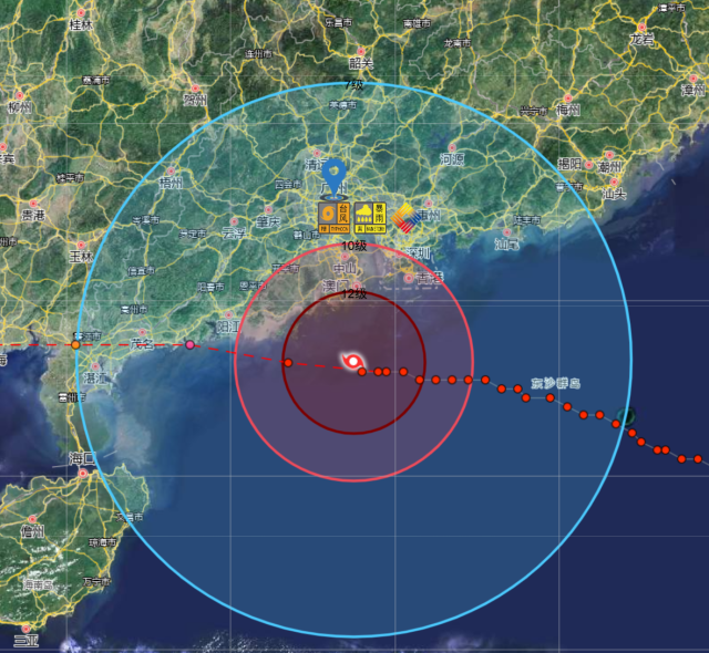 滾動(dòng)更新｜“樺加沙”12級風(fēng)圈開(kāi)始影響珠海、江門(mén)臺山南部沿海