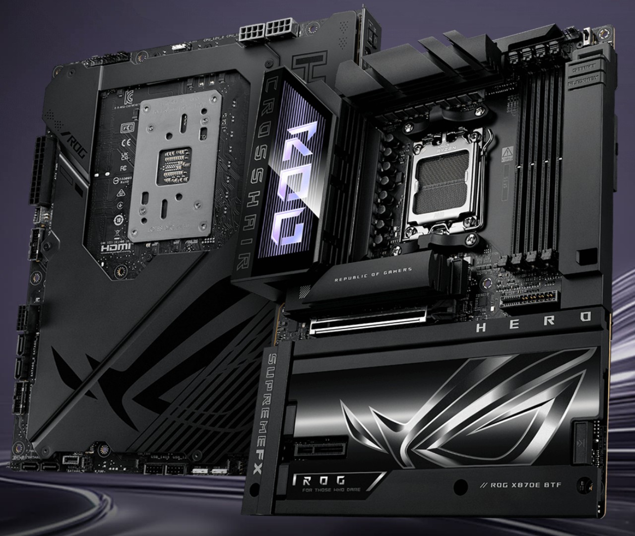 京东华硕 ROG CROSSHAIR X870E HERO BTF 主板4899 元直达链接