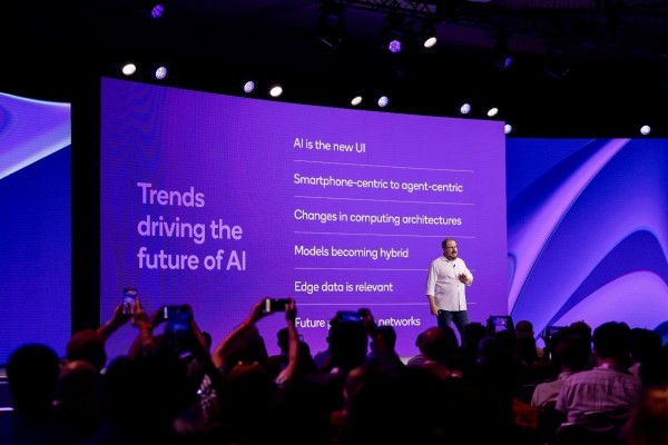 图4：高通公司总裁兼CEO安蒙表示六大趋势正在驱动AI未来的发展