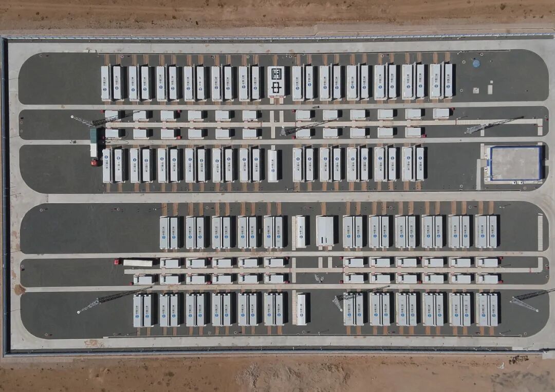 ▲ 全球首座百兆瓦时级数字储能电站俯拍