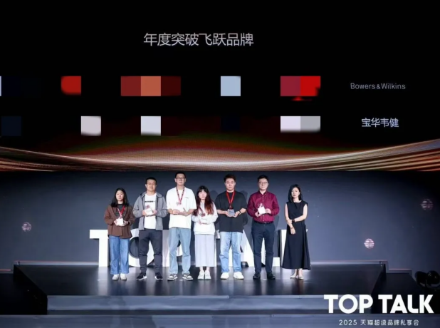 碧橙数字x宝华韦健荣获天猫TOP TALK「年度突破飞跃品牌」淘天3C数码「创新突破商家」双荣誉