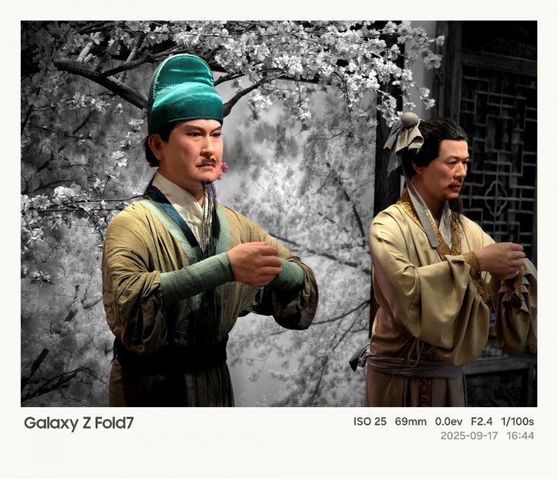 添加滤镜效果后的3倍变焦人像模式拍摄