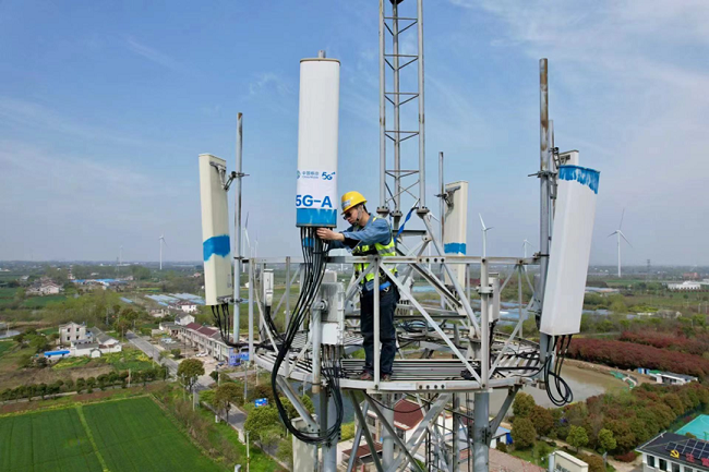 江苏移动5G-A网络建设