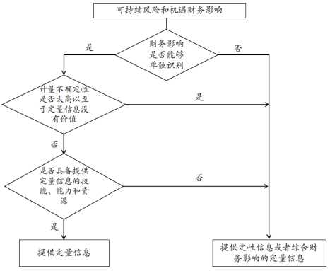 图1 提供财务影响定量和定性信息的判断