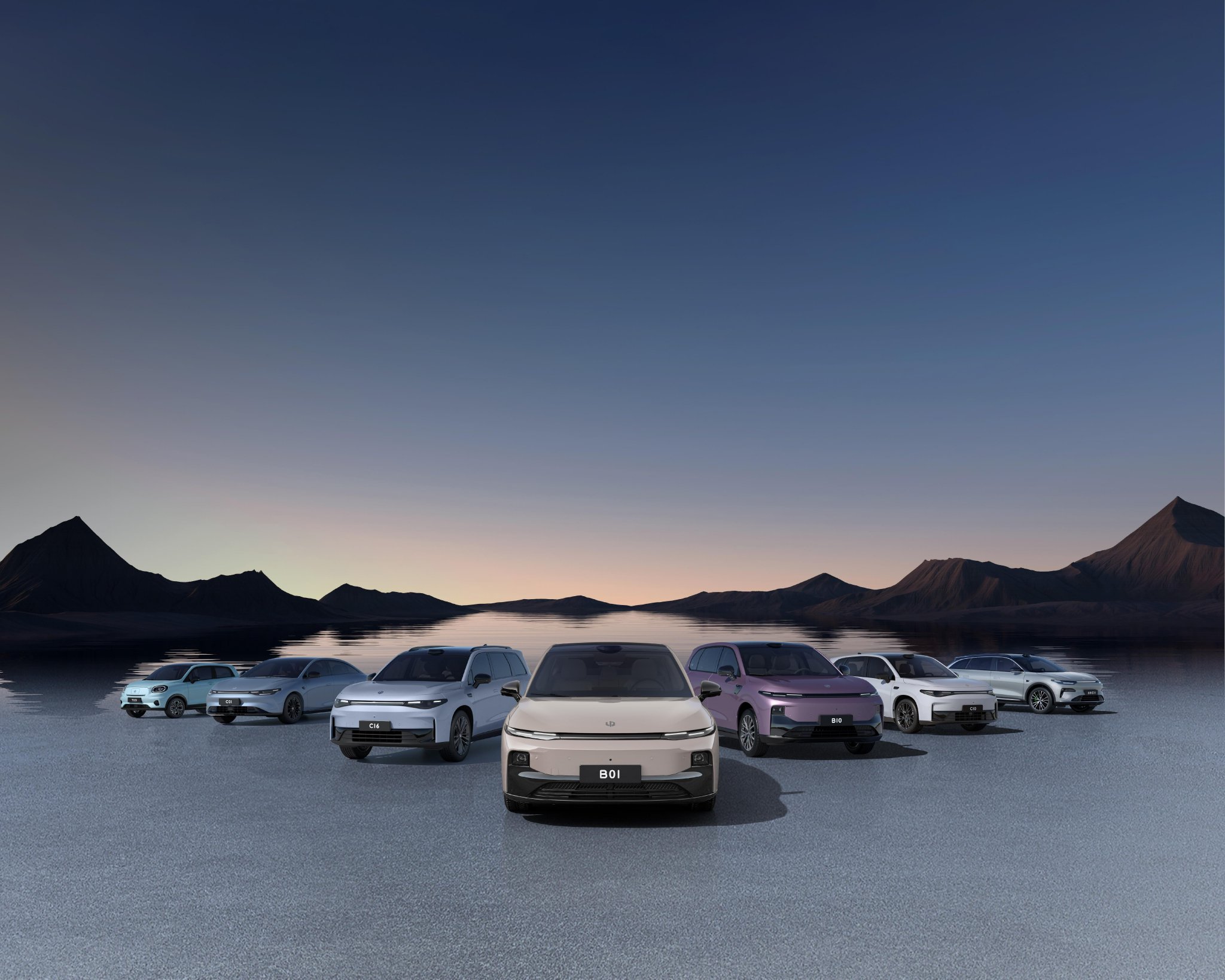 零跑当前品牌车阵