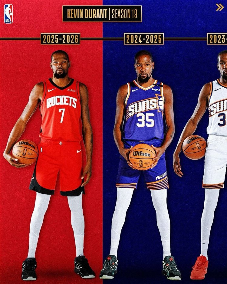 不变的是那气质！NBA官方晒杜兰特生涯19个媒体日定妆照