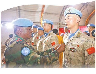 中国蓝盔，获授联合国“和平勋章”！