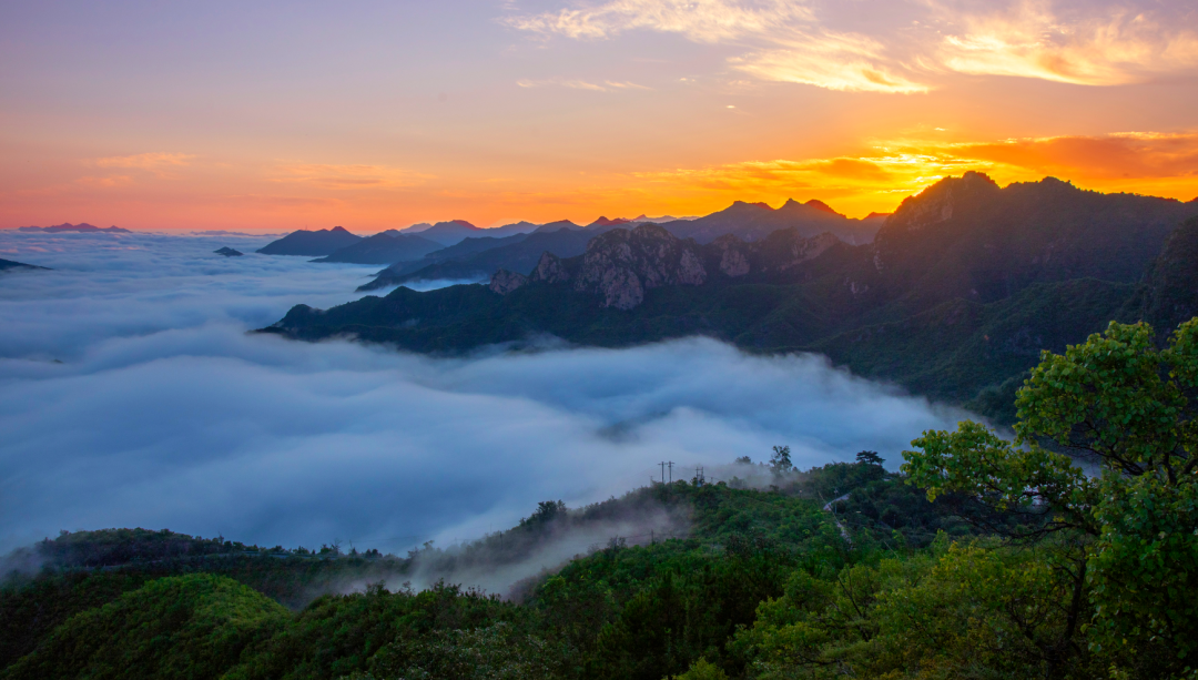 嗨玩怀柔丨透过云海赏宝山秋色