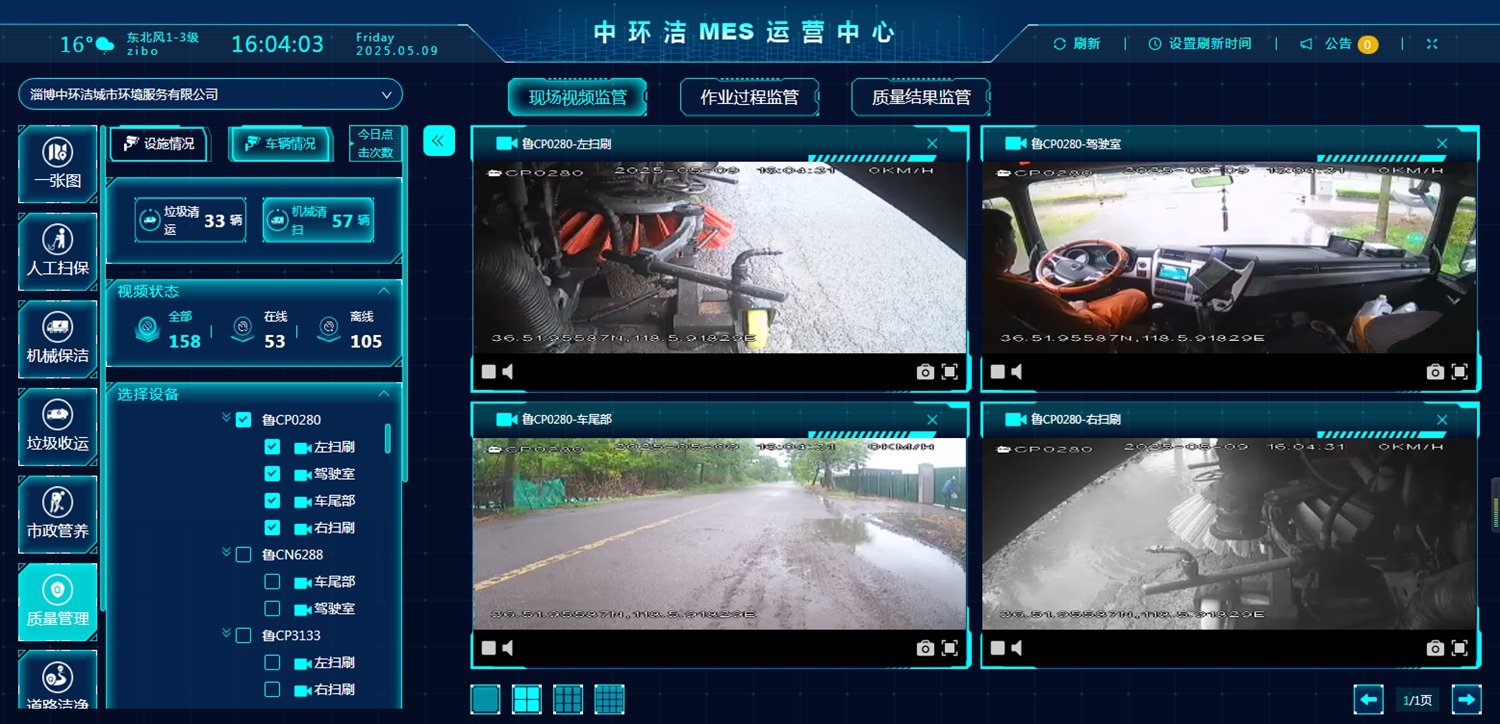 城市保洁的“智慧大脑” 图片来源：受访者提供