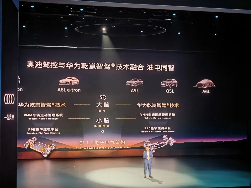 ▲A5L、Q5L、A6L将华为乾崑辅助驾驶系统