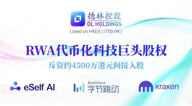 图1：德林通过代币化将高门槛投资转化为可拆分、可流通的数字权益，图片来源：德林控股