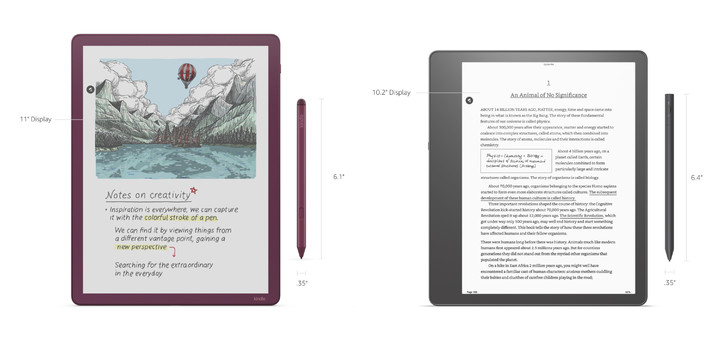 2025 款（左）与 2024 款 Scribe（右）｜Amazon