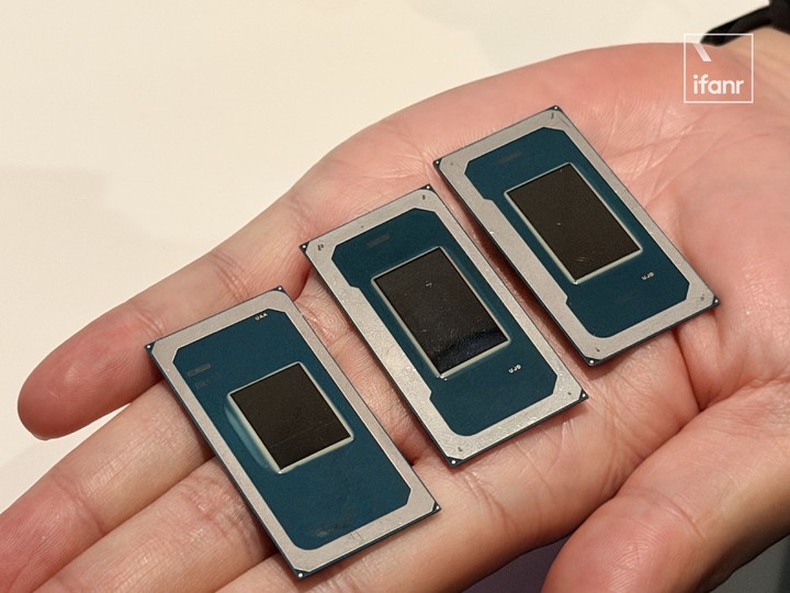 ▲ 三种不同规格的 Panther Lake 芯片
