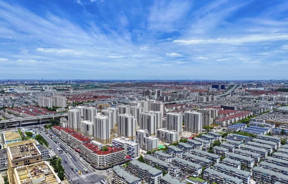 拆除重建后的上海彭一小区 中铁二十四局供图