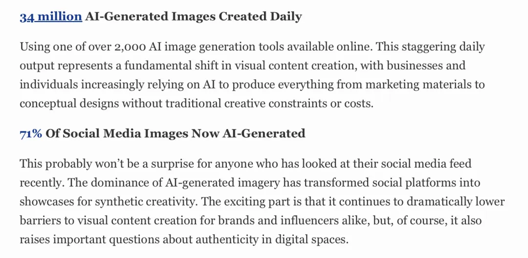 每日生产 3400 万张 AI 图｜图源：福布斯