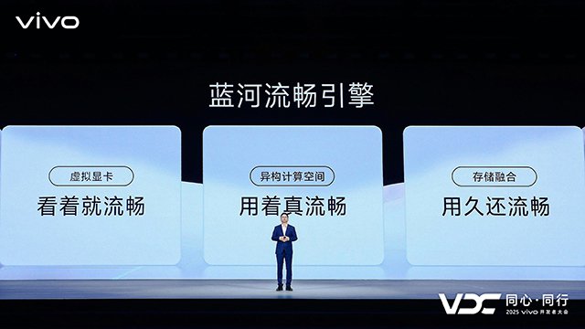 vivo副总裁、OS产品副总裁，vivo AI全球研究院院长周围介绍「蓝河流畅引擎」