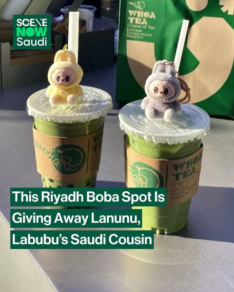 被冠名为“Labubu的沙特堂兄”的Lanunu