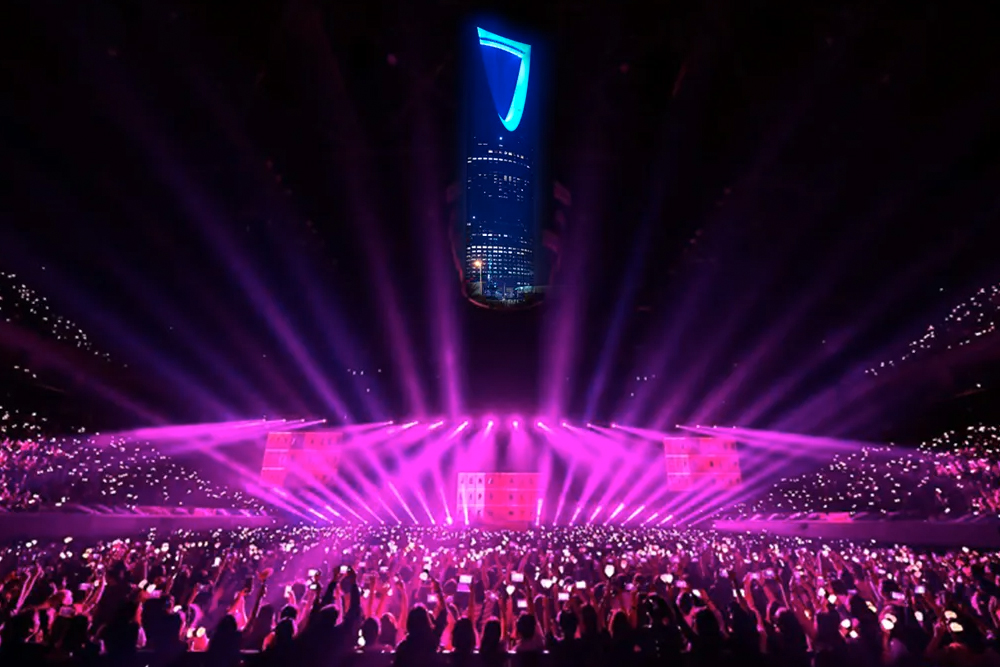 BLACKPINK利雅得演唱会现场