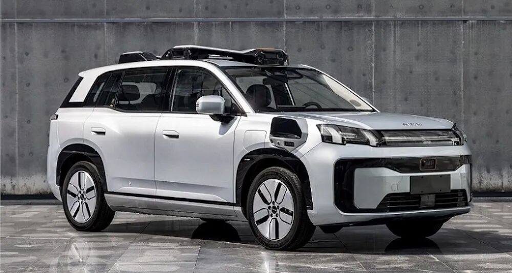 ▲滴滴和埃安合作的自动驾驶车型