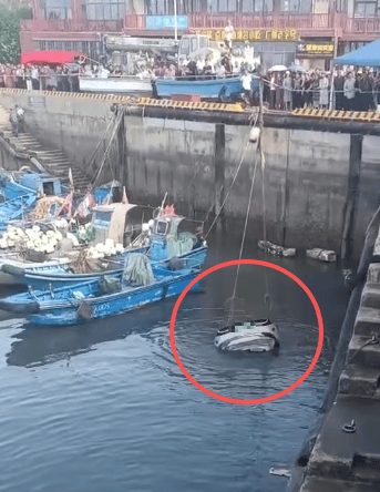 ▲打捞视频截图