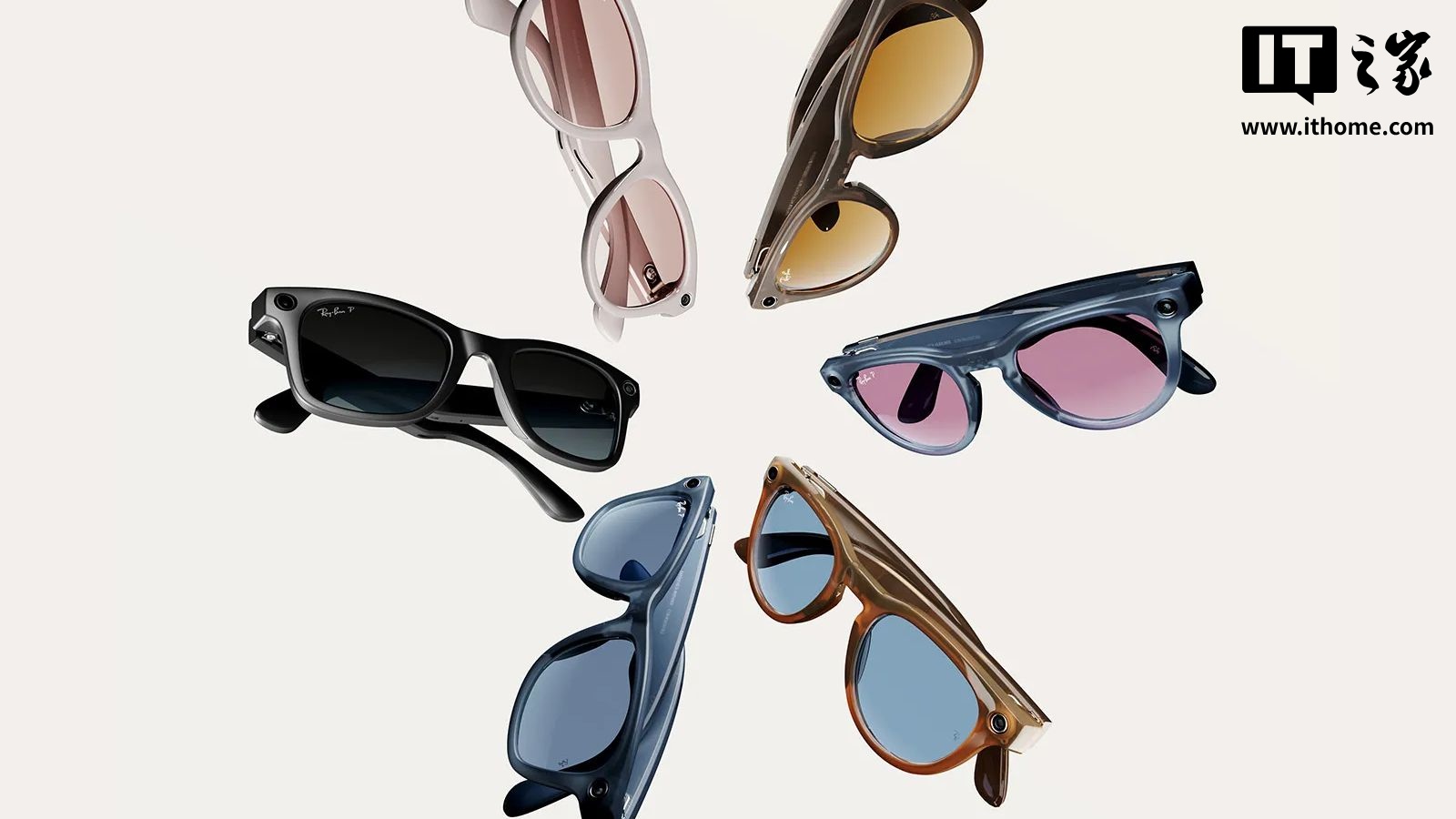 无镜片内显示屏的 Meta Ray-Bans