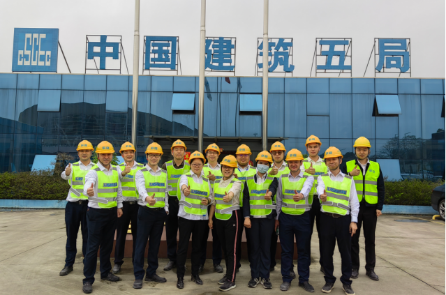 广东联盛一项目施工团队合影